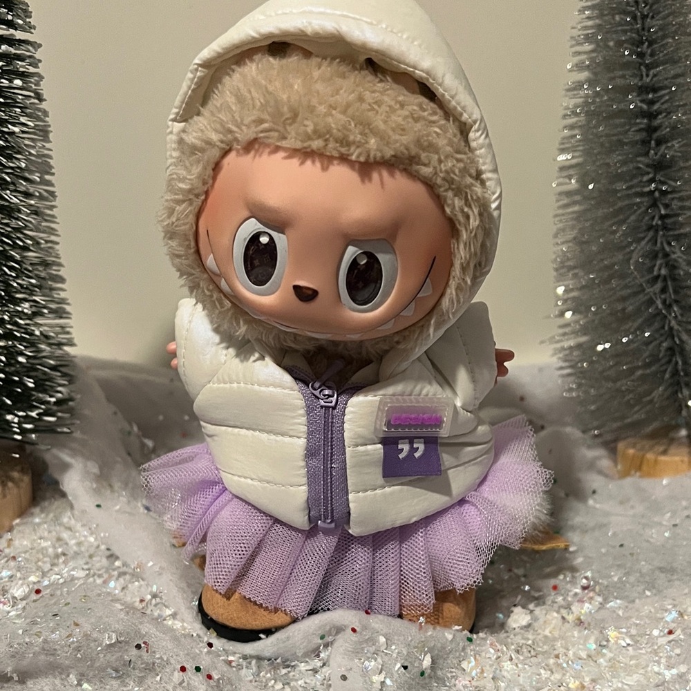 3pc Puffer jacket tutu outfit